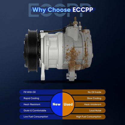 2006-2008 Jeep Liberty & 2007-2008 Dodge Nitro 3.7L AC Compressor with Clutch