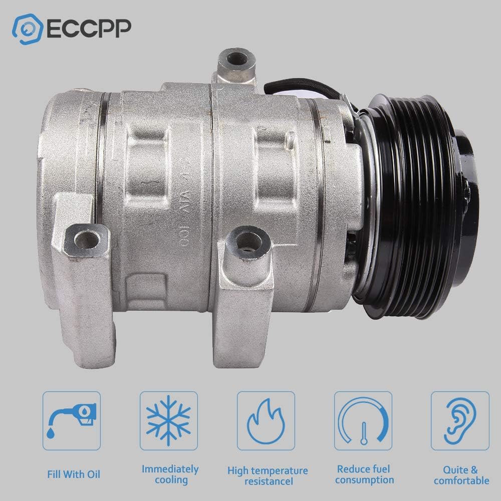 AC Compressor with Clutch Compatible with Ford Escape, Mazda Tribute, Mercury Mariner 2.3L 2.5L (2008-2012)