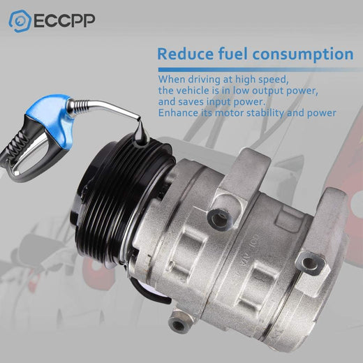 AC Compressor with Clutch Compatible with Ford Escape, Mazda Tribute, Mercury Mariner 2.3L 2.5L (2008-2012) - KUDUPARTS