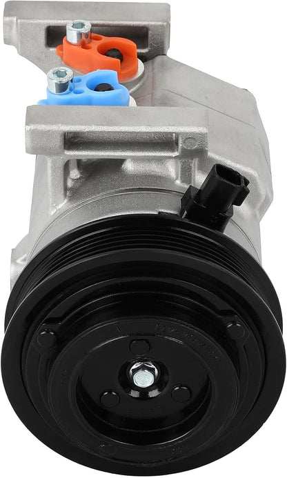 A/C Compressor with Clutch – Fits 2011-2015 Chrysler 300, Jeep Grand Cherokee, Dodge Durango, Challenger, Charger 3.6L – Fast Cooling, 6 Grooves
