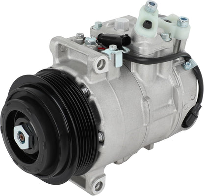 A/C Compressor with Clutch – Compatible with Mercedes-Benz C230, C280, C350, E300, E350, GLK300 (2008-2012)