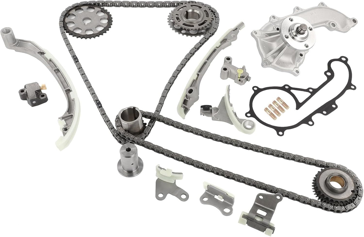 Engine Timing Chain Kit Compatible with 2005-2015 Toyota Tacoma & 2010 Toyota 4Runner – OE 13063-75011, 13506-75070 - KUDUPARTS
