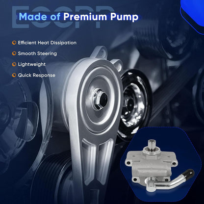 Power Steering Pump Compatible with Ford F-250 F-350 Super Duty 2011-2016 V8 6.2L Flex | Replaces 20-5202, BC3Z3A696A