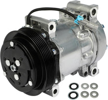 AC Compressor with Clutch for Chevrolet C1500-C3500, K1500-K3500, Suburban 1500, Tahoe 5.7L (1996-1999)
