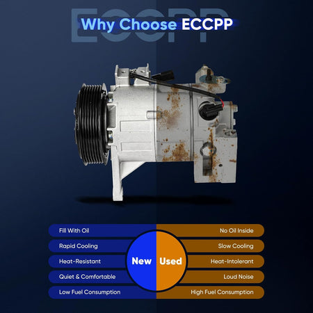 AC Compressor Fast Cooling 2015-2023 – Compatible with Nissan Maxima & Murano 3.5L - KUDUPARTS