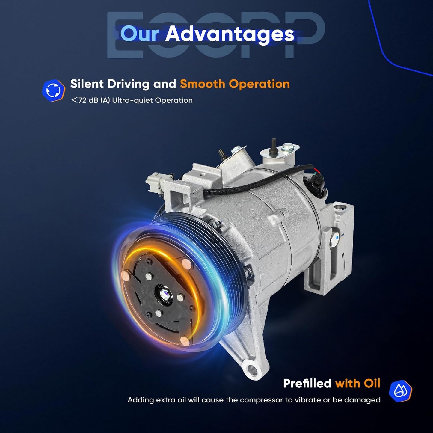 AC Compressor Fast Cooling 2015-2023 – Compatible with Nissan Maxima & Murano 3.5L