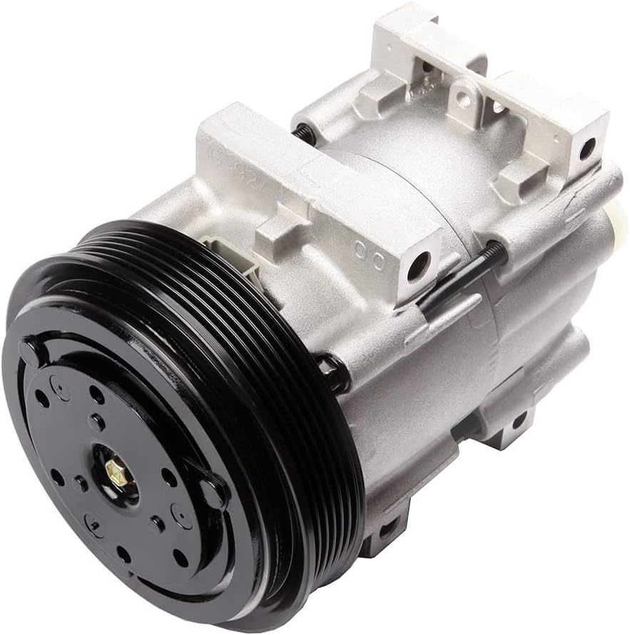 AC Compressor with Clutch | Compatible with Ford F-150, F-250, F-350 & F-53 Motorhome 1990-1995 | 4.9L 7.5L