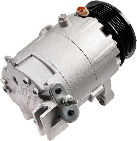 AC Compressor with Clutch for Chevrolet Impala, Malibu, Monte Carlo & Pontiac G6 3.5L 3.9L 2006-2011 – Fast Cooling, 6 Grooves - KUDUPARTS