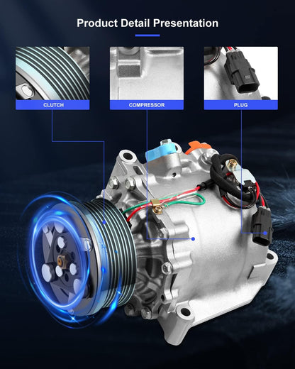 A/C Compressor for 2006-2011 Honda Civic 1.8L – Air Conditioner Compressor