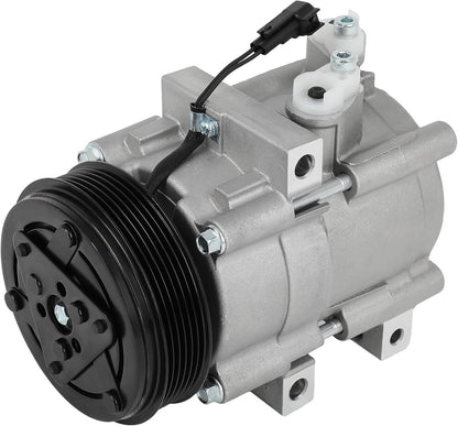 AC Compressor with Clutch – Compatible with 2006-2011 Lincoln Town Car 4.6L & 2006-2010 Mercury Mountaineer 4.6L