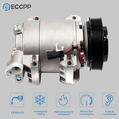 Nissan Rogue 2.5L 2008-2016 & Cabstar 2.5L 2008-2009 AC Compressor with Clutch