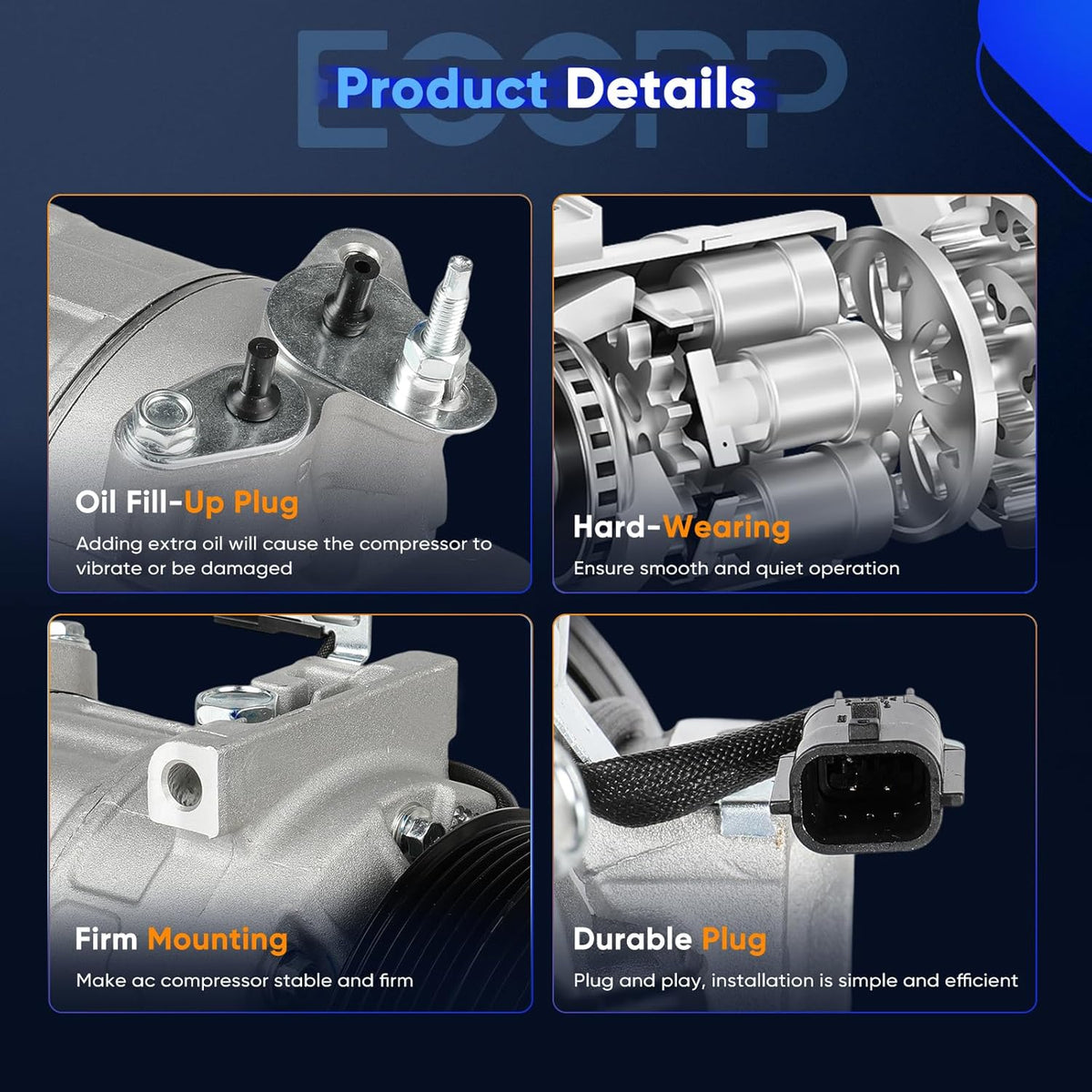 Nissan Sentra 2.0L AC Compressor (2007-2012) – Fast Cooling, Direct Fit - KUDUPARTS