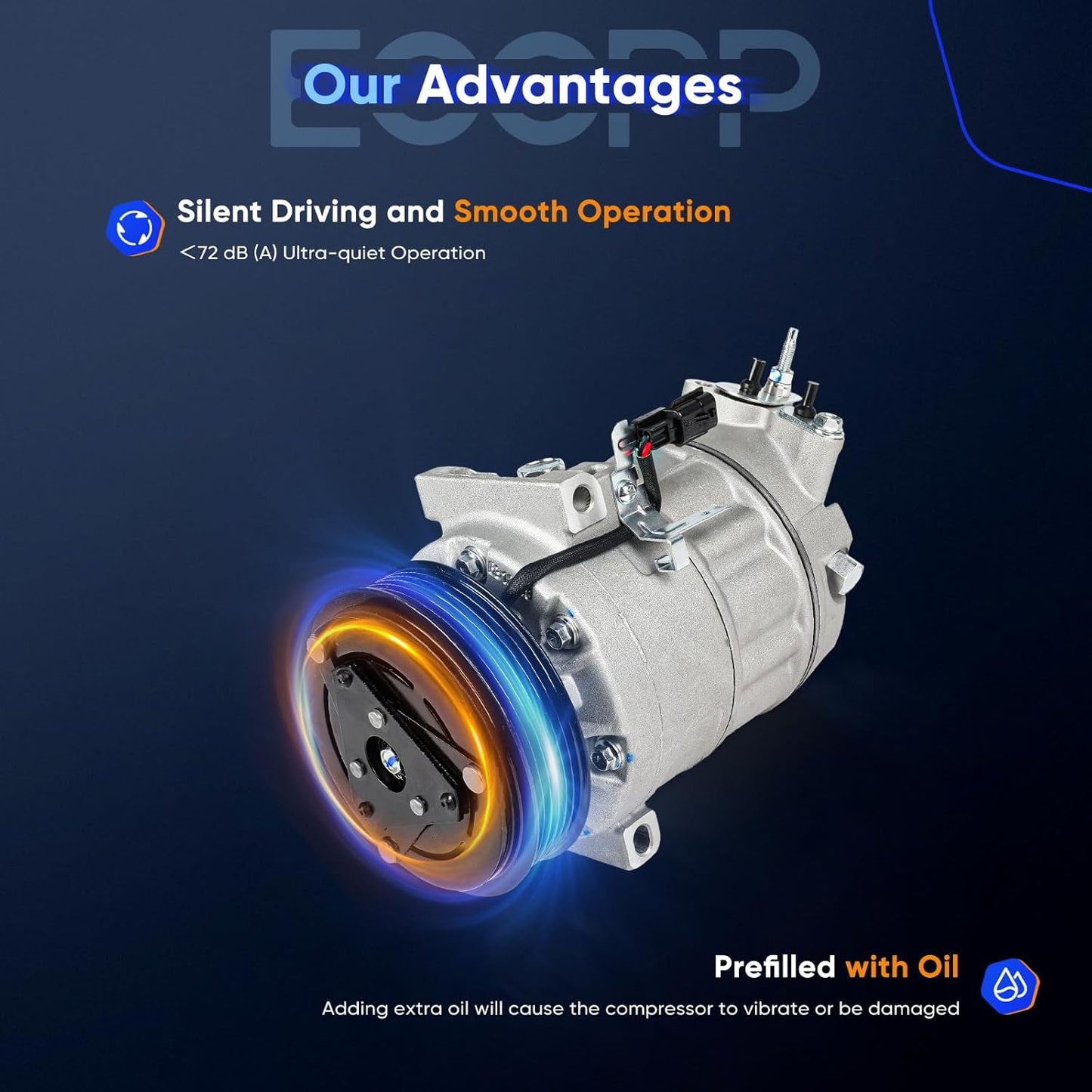 Nissan Sentra 2.0L AC Compressor (2007-2012) – Fast Cooling, Direct Fit