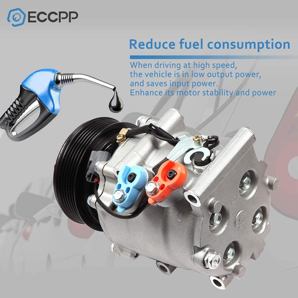 AC Compressor for 2001 Honda Civic, Acura EL 1.7L (1997-2001), & Honda Prelude 2.2L – Fast Cooling Air Conditioning Compressor - KUDUPARTS