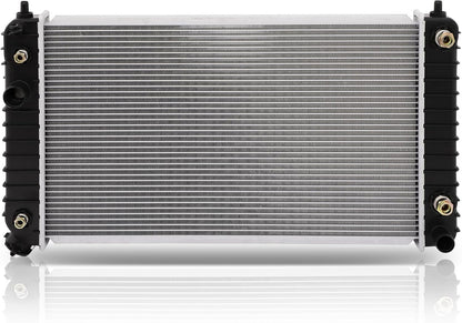 1826 Radiator Compatible with 1996-2005 Chevy Blazer, 1996-2004 Chevy S10, 1996-2005 GMC Jimmy, 1996-2004 GMC Sonoma 4.3L - Replace 1826, CU1826 Engine Coolant Radiator