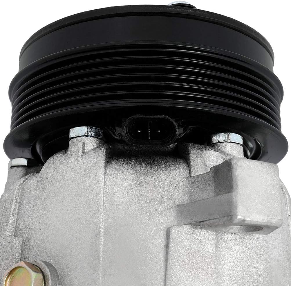 A/C Compressor with Clutch | Compatible with 1996-2005 Pontiac Bonneville, Buick LeSabre & Park Avenue 3.8L 4.6L - KUDUPARTS