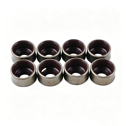 8 Pieces Valve Stem Seal 320/03533 for JCB Backhoe Loader 1400B 1550B 1600B 1700B 214 215 216 217 3C 3CX 3D