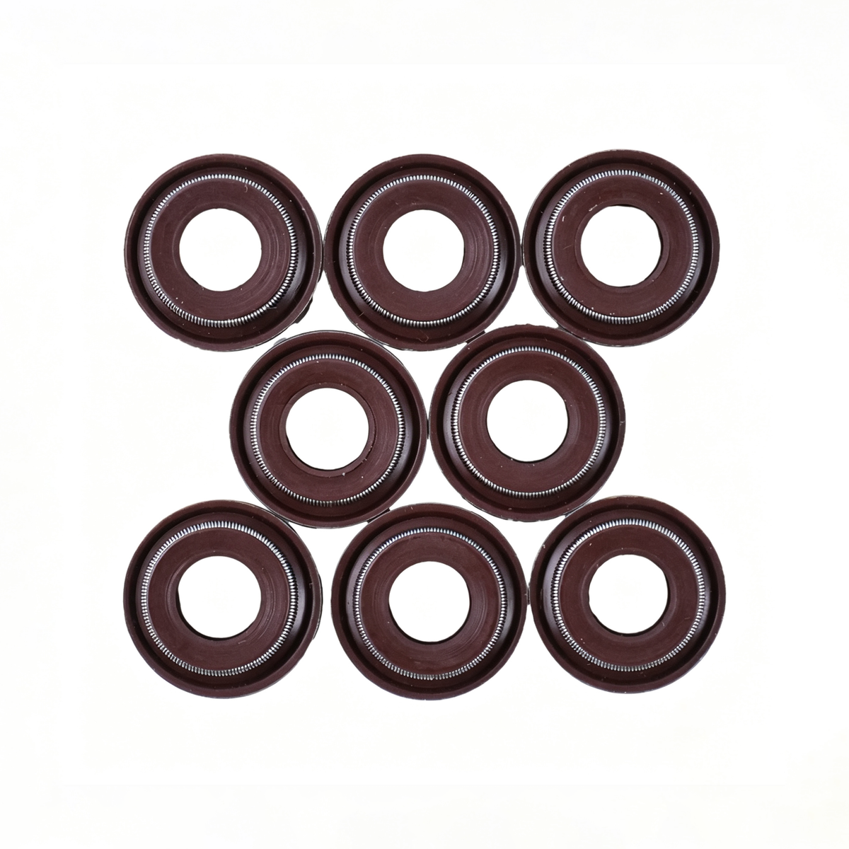 8 Pieces Valve Stem Seal 320/03533 for JCB Backhoe Loader 1400B 1550B 1600B 1700B 214 215 216 217 3C 3CX 3D