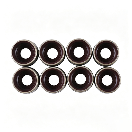8 Pieces Valve Stem Seal 320/03533 for JCB Backhoe Loader 1400B 1550B 1600B 1700B 214 215 216 217 3C 3CX 3D