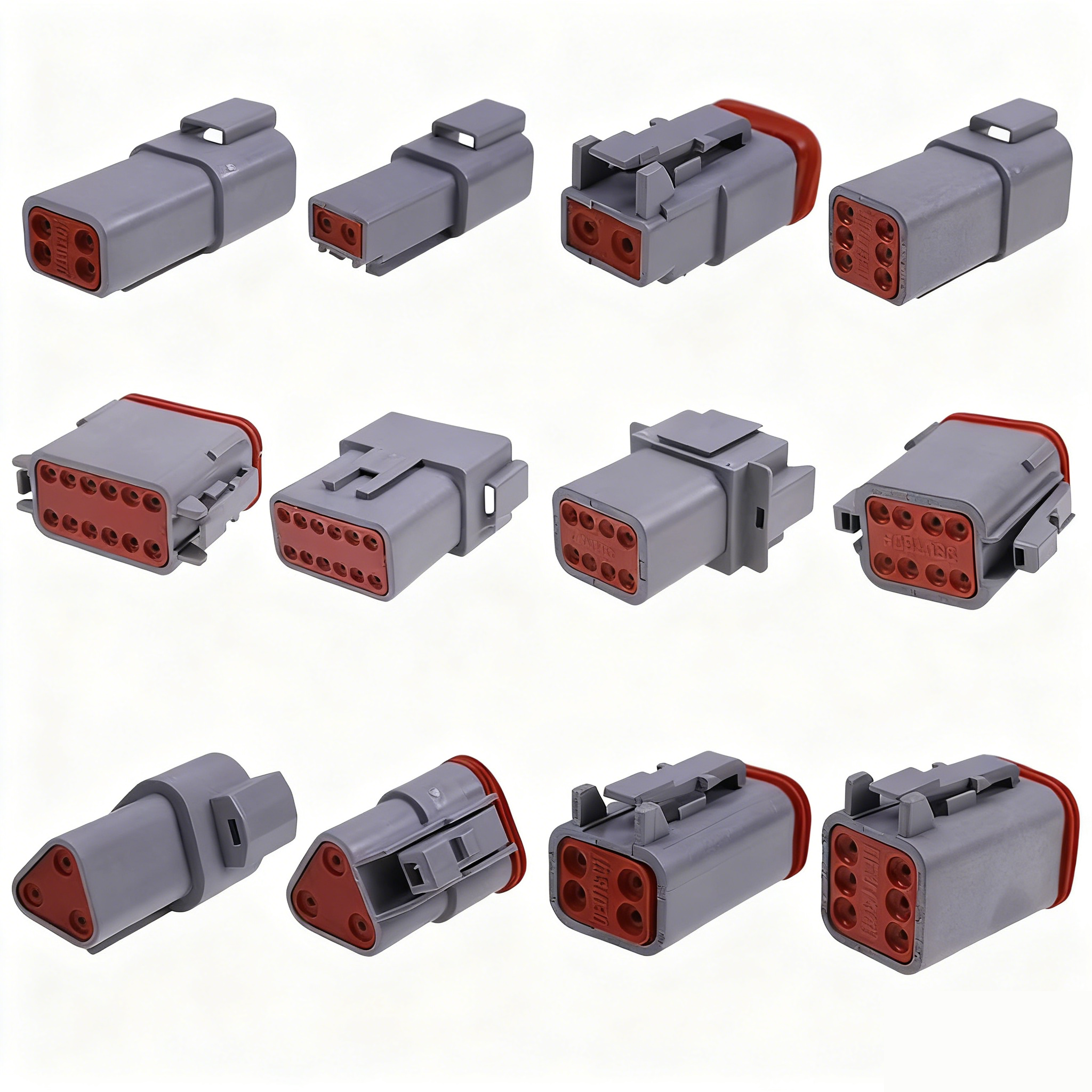 thumbnail image 2 of 208pc DEUTSCH DT Connector Plug Kit – Stamped Contacts 14-20 AWG – IMeshbean 2 of 5