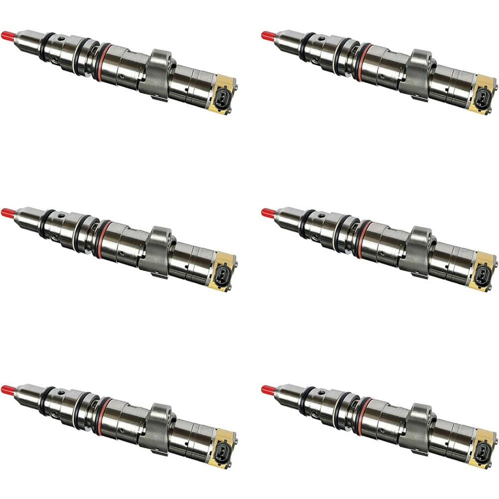 6 Pcs Fuel Injector 10R-4761 295-1408 for Caterpillar CAT Engine C7 - KUDUPARTS
