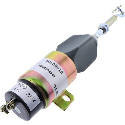 24V Shutoff Solenoid Valve 5I-7518 for Caterpillar CAT Engine 3064 3066 Excavator 311 312 320 320L E200B E320 - KUDUPARTS