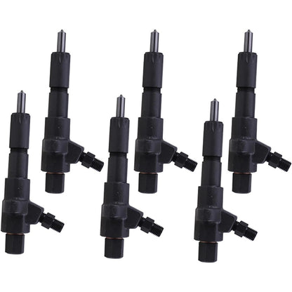 6 PCS Fuel Injector 8-97030285-1 1-05100437-1 8970302851 1051004371 for Isuzu Engine 6BG1 6BD1 - KUDUPARTS