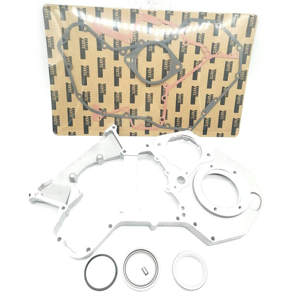 Timing Gear Housing Case Kit Fit for 1994-1998 Dodge 5.9L 12 Valve Cummins Pump 3936256 - KUDUPARTS