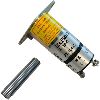 For Caterpillar CAT Engine 3304 3406B Stop Solenoid 4N-3890 - KUDUPARTS