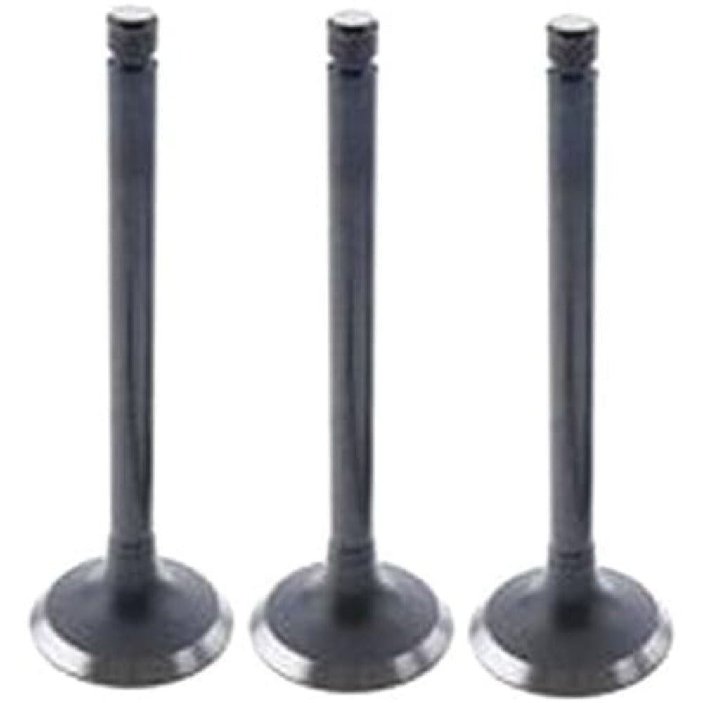 For Yanmar 3TNE88 Komatsu 3D88 Intake Valve 3PCS YM129100-11100 - KUDUPARTS