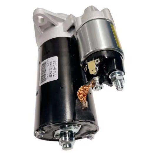 24V 9 Teeth Starter Motor 283-4752 for Caterpillar CAT Engine 3024C C2.2 - KUDUPARTS
