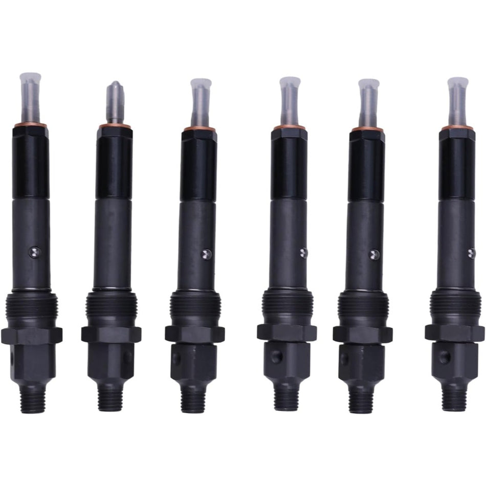 6 Pcs Fuel Injector 170-2387 216-4933 for Caterpillar CAT Engine 3056 Loader 924G 924GZ - KUDUPARTS