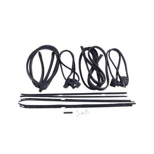 9Pcs Weatherstripping Seal Kit Wide Chrome for 81-88 Regal Cutlass RWD G-Body - KUDUPARTS