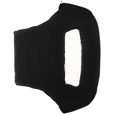 Black Convertible Soft Top w DOT Approved Plastic Window MUS51511 for Ford Mustang 1983-1993 - KUDUPARTS