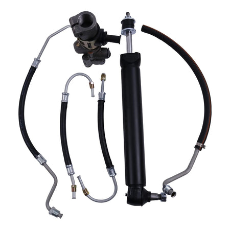 Power Steering Valve Cylinder & Hose Kit 1509003 1505001 1502007 for Chevrolet Corvette Base 5.3L 5.7L 7.0L 7.4L 1963-1979 - KUDUPARTS