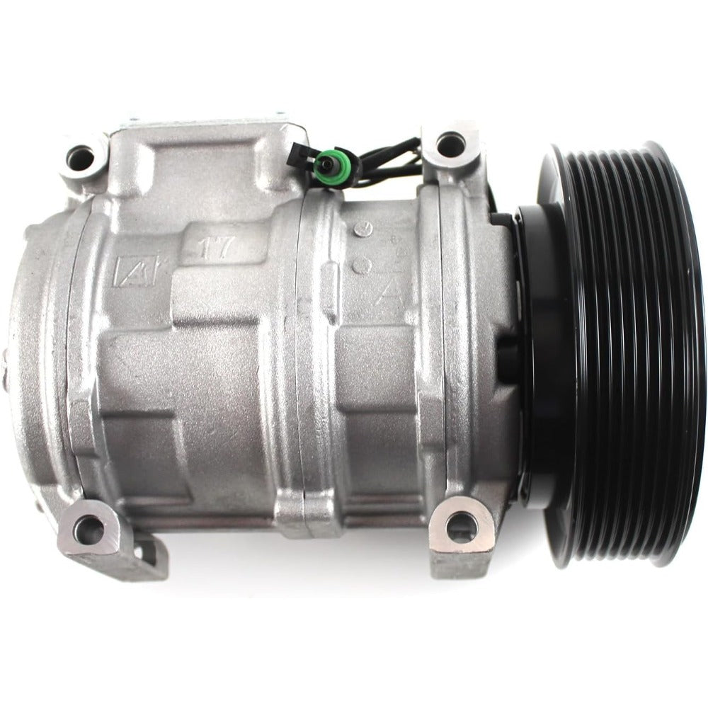 10PA17C 24V A/C Compressor 447200-4933 4472004933 for John Deree Tractor 5310N 5320N 5510N 7200 7600 7920 8100 8100T 8530 Loader 260 280 310G 410G - KUDUPARTS