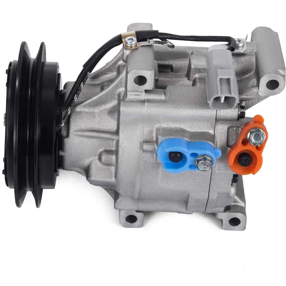 AC Compressor 6A671-97110 6A671-97114 fits for Kubota Tractors L3240 L4240 L4630 L4740 L5030 L5240 L5740 - KUDUPARTS