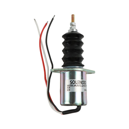 AM116779 Fuel Shut-off Solenoid With 3-Wire Connector for John Deere F1145 Mower(Ship to US Only)