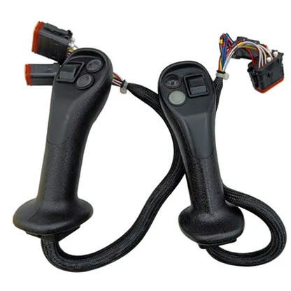 Paire de manettes de commande manuelles 512-1247 512-1248 pour pelle hydraulique Caterpillar CAT E320GC E323GC E324GC E345GC