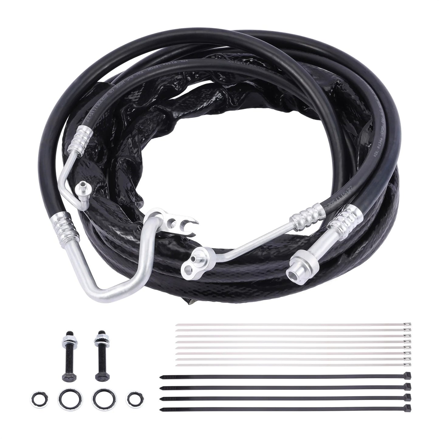 Rear AC Air Conditioning Line Set AT34653 for GMC Acadia Chevrolet Traverse Buick Enclave Saturn Outlook 2007-2017