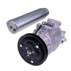 A/C Compressor 6A671-97114 & Receiver Drier 3F999-01740 for Kubota Tractor M105 M105S M95SD M108 M4900 M5700 M6800 M8200 L3240 L3940 L4630 - KUDUPARTS
