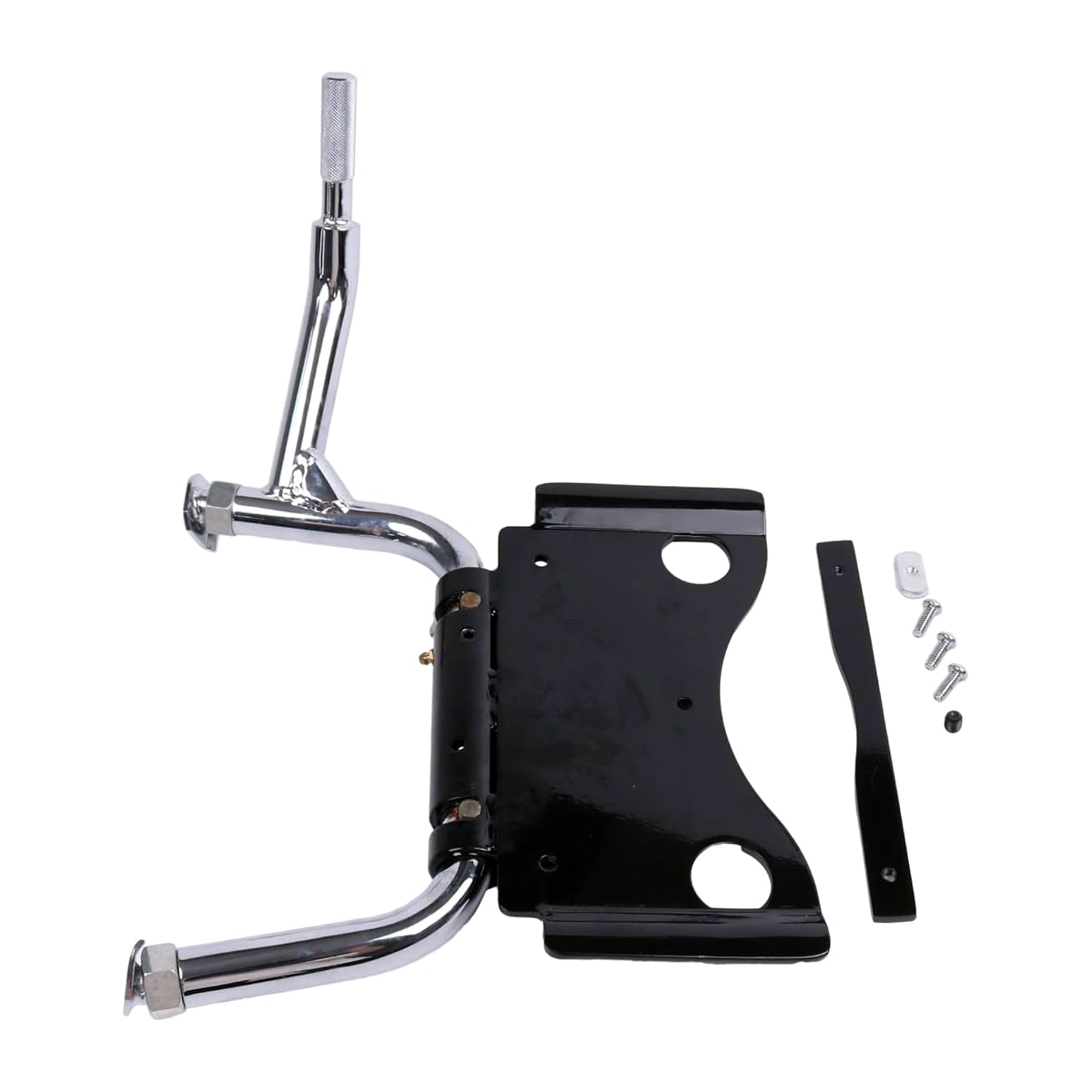 Adjustable Center Stand 16-1522 for Harley-Davidson Cross Bones 2008-2011 Heritage Softail 2008-2017 Softail 2008-2017