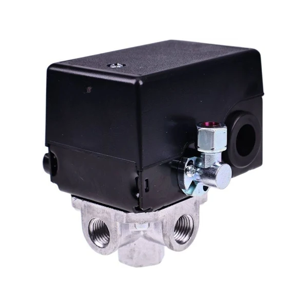 Aftermarket Campbell Hausfeld CW207576AV Pressure Switch with Unloader Valve and Lever for Air Compressor - KUDUPARTS