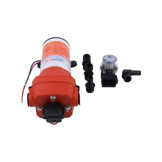 Aftermarket Flojet 04325143A 12V 4-chamber Diaphragm Pump - KUDUPARTS