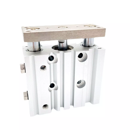 Aftermarket SMC MGPM20-20Z Pneumatic Compact Guide Cylinder - KUDUPARTS