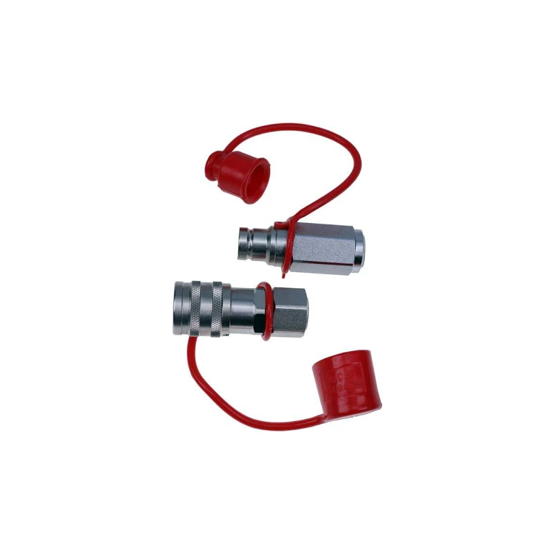 Aftermarket SUMMIT FF38-06N-SET 3/8" Flat Face 3/8" NPT Thread Hydraulic Quick Connect Coupling Set - KUDUPARTS