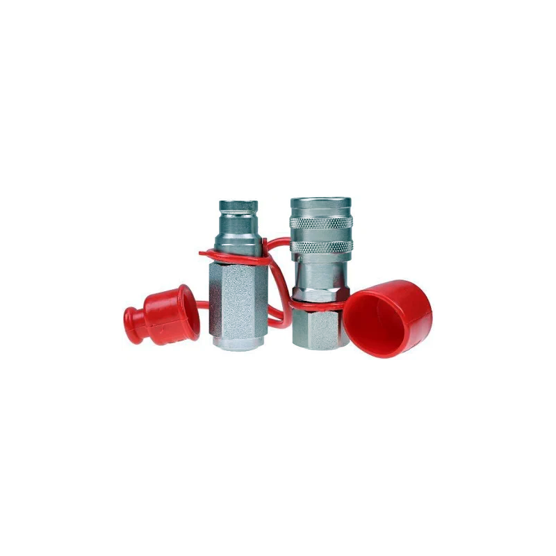 Aftermarket SUMMIT FF38-06N-SET 3/8" Flat Face 3/8" NPT Thread Hydraulic Quick Connect Coupling Set - KUDUPARTS