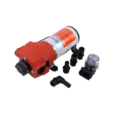 Aftermarket Seaflo SFDP1-045-040-41 12V 4-chamber Diaphragm Pump - KUDUPARTS
