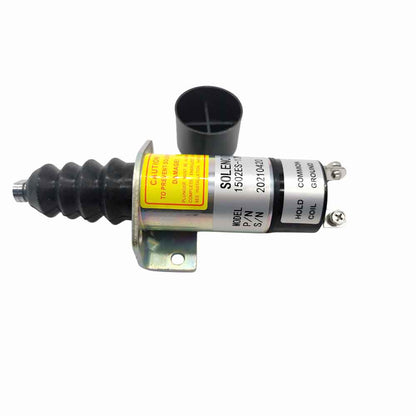 Aftermarket Woodward 1502ES-12C2U1B1S1 12V Fuel Stop Solenoid for Engine