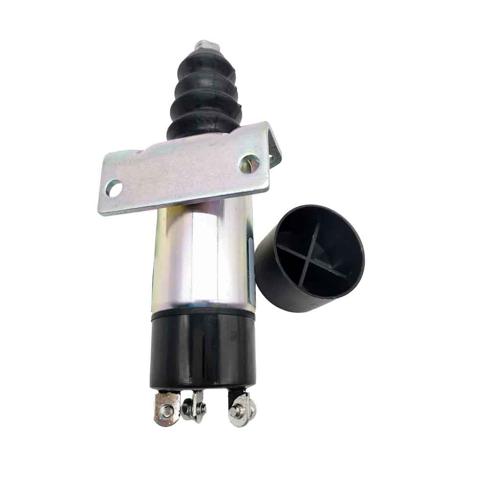 Aftermarket Woodward 1502ES-12C2U1B1S1 12V Fuel Stop Solenoid for Engine